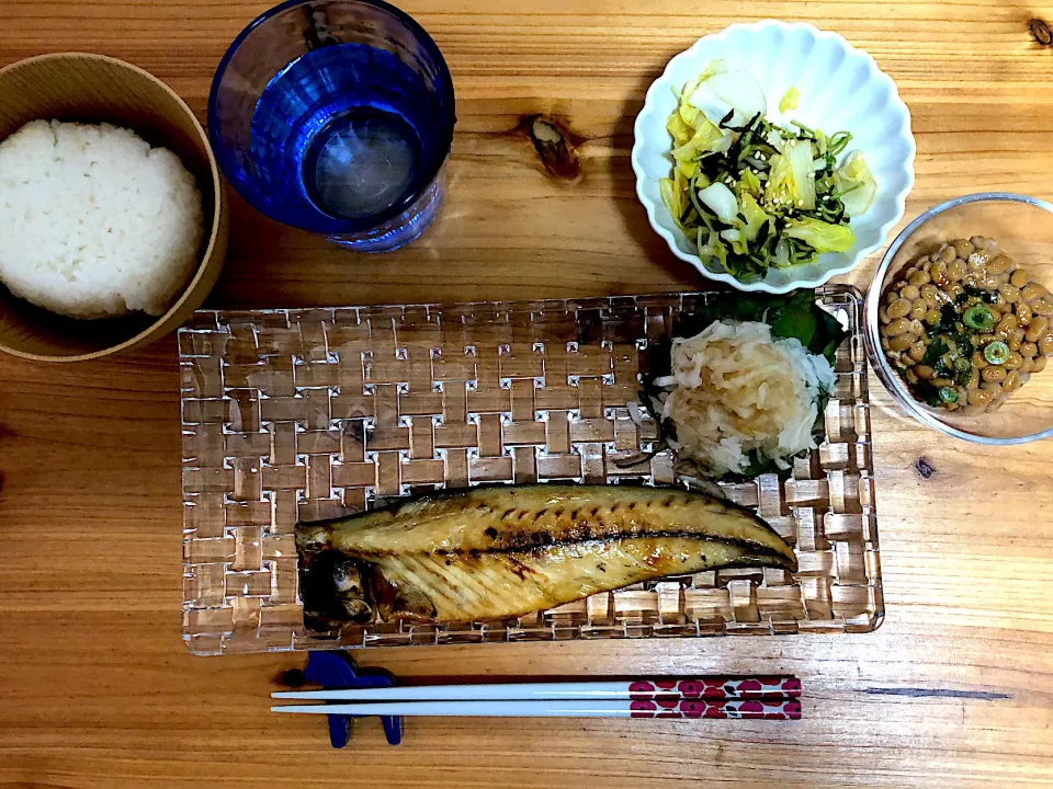 あじの開き大根おろし添え|saknさん