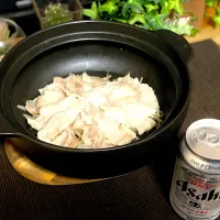 Snapdishの料理写真:優作鍋と銀色のヤツ|不斗士さん