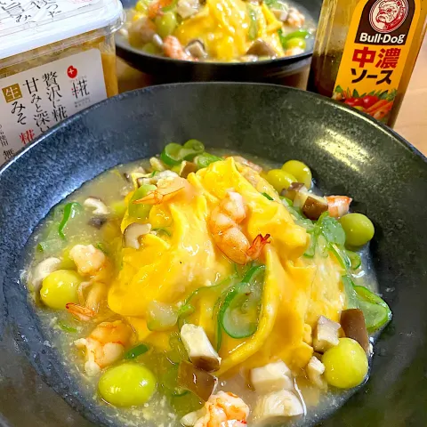 「万能味ソース2021」を使ってみたSnapdishの料理・レシピ写真:朝に食べたい♬和風☆天津飯