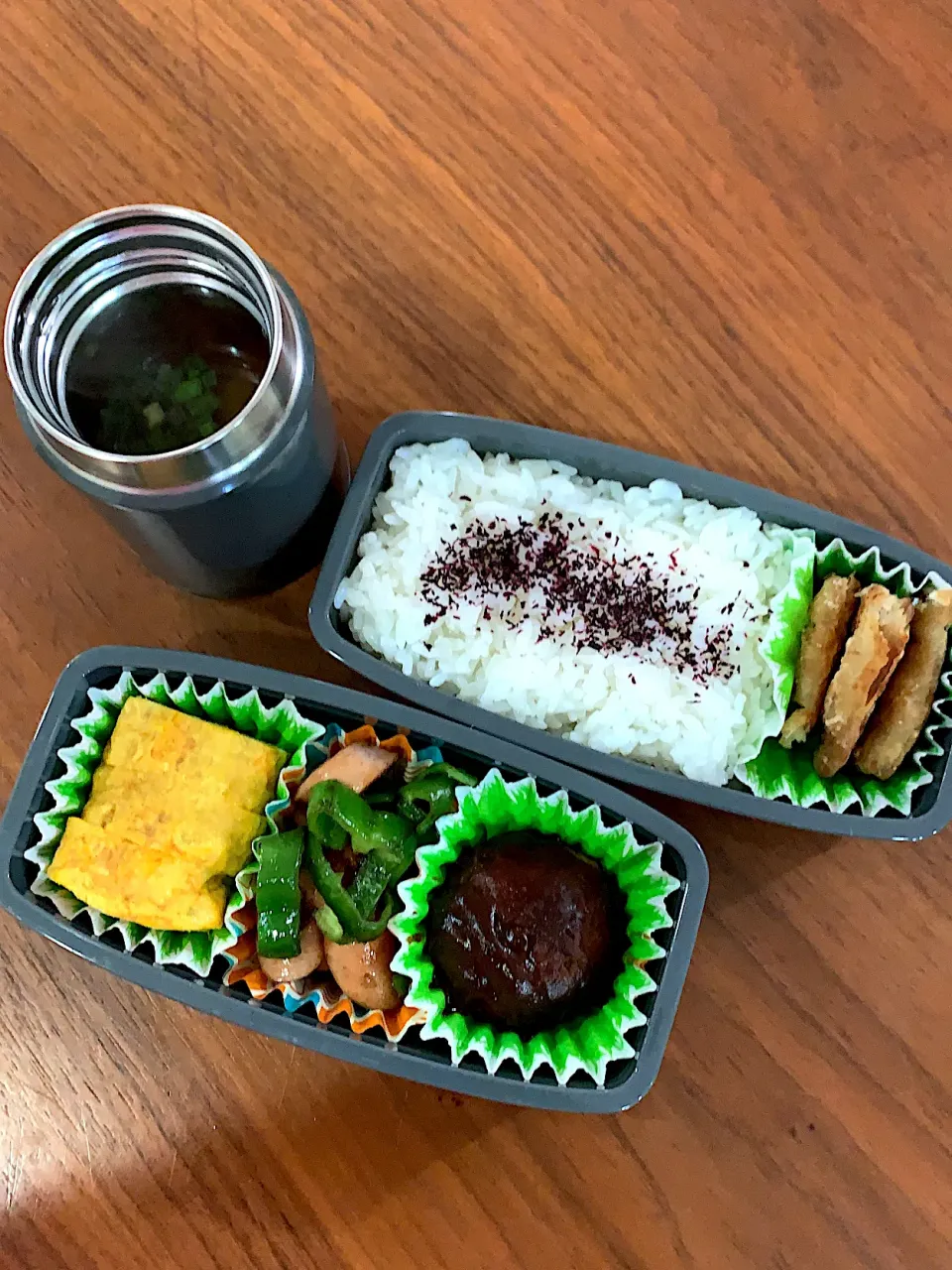 Snapdishの料理写真:2021/12/15 中2息子弁当|こうれい母さん