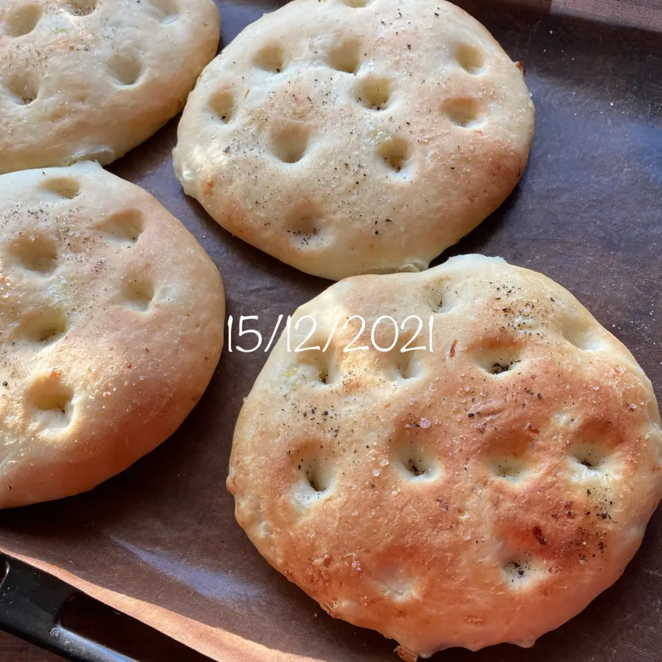 Snapdishの料理写真:ポテトフォカッチャ|友さん