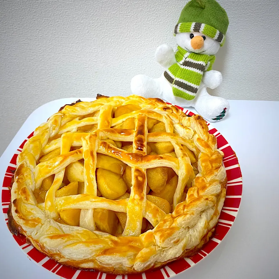 キャラメルりんごの型なしアップルパイ|りさこさん