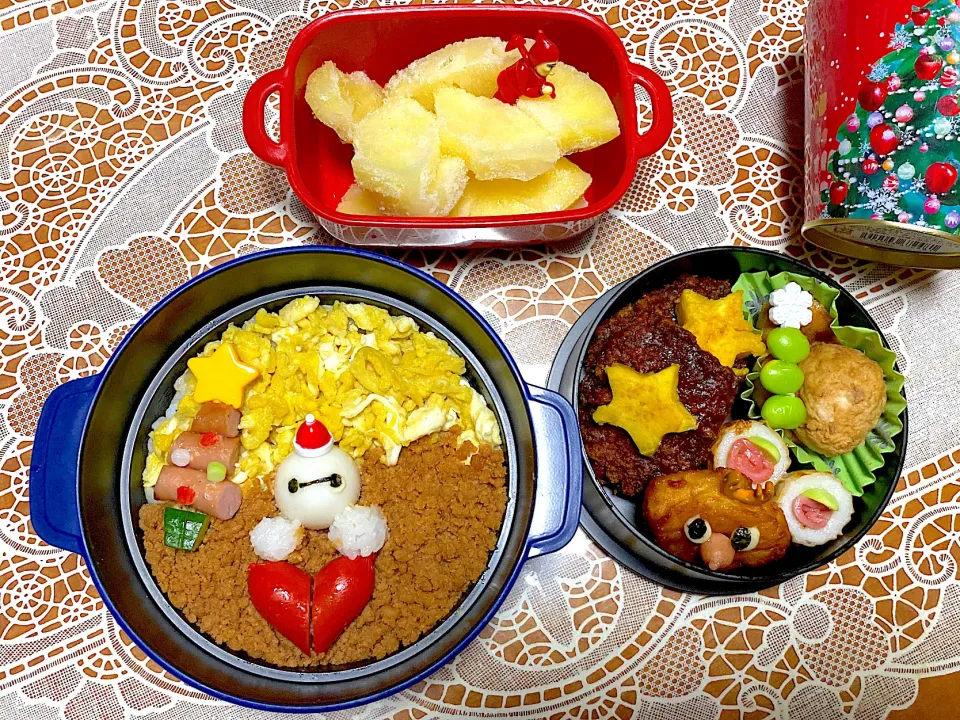 2021.12.16はベイマックスのそぼろ弁当🎄|makoさん