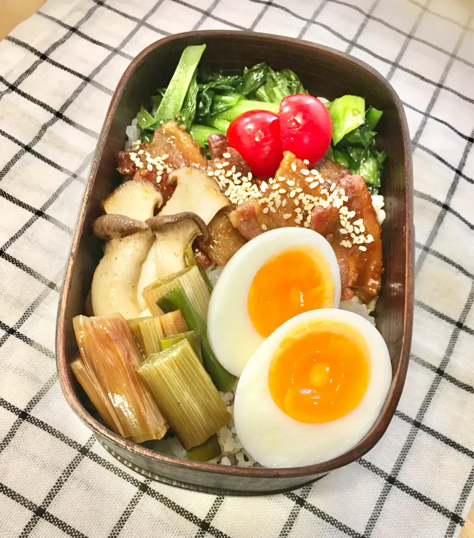 今日のパパ弁当は豚バラ焼肉丼弁当♪|key♪さん