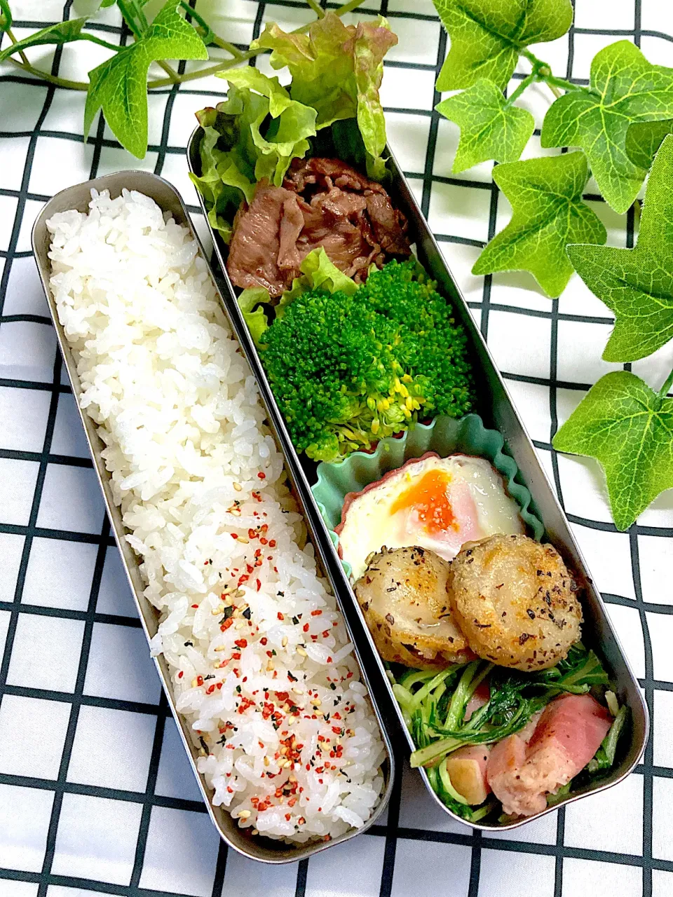 ハムエッグ弁当|まめすけ⭐︎さん