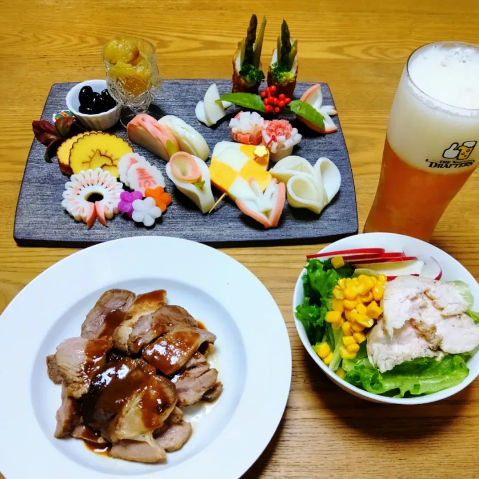 Snapdishの料理写真:『ワンプレートおせちで乾杯✨🍻🎶』|seri-chanさん