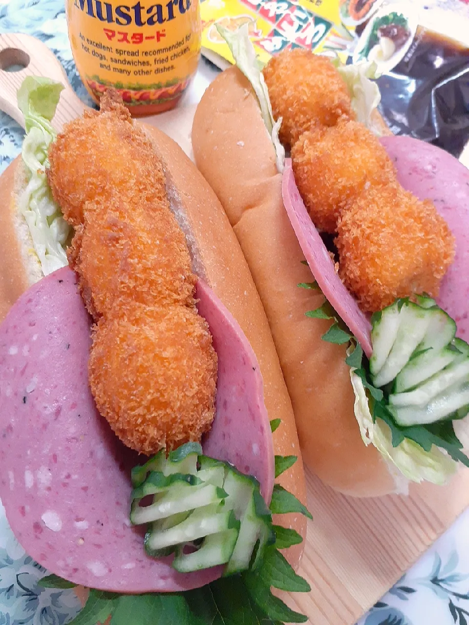 Snapdishの料理写真:🔷有合せのコッペパン🥪サンド🔷|@きなこさん