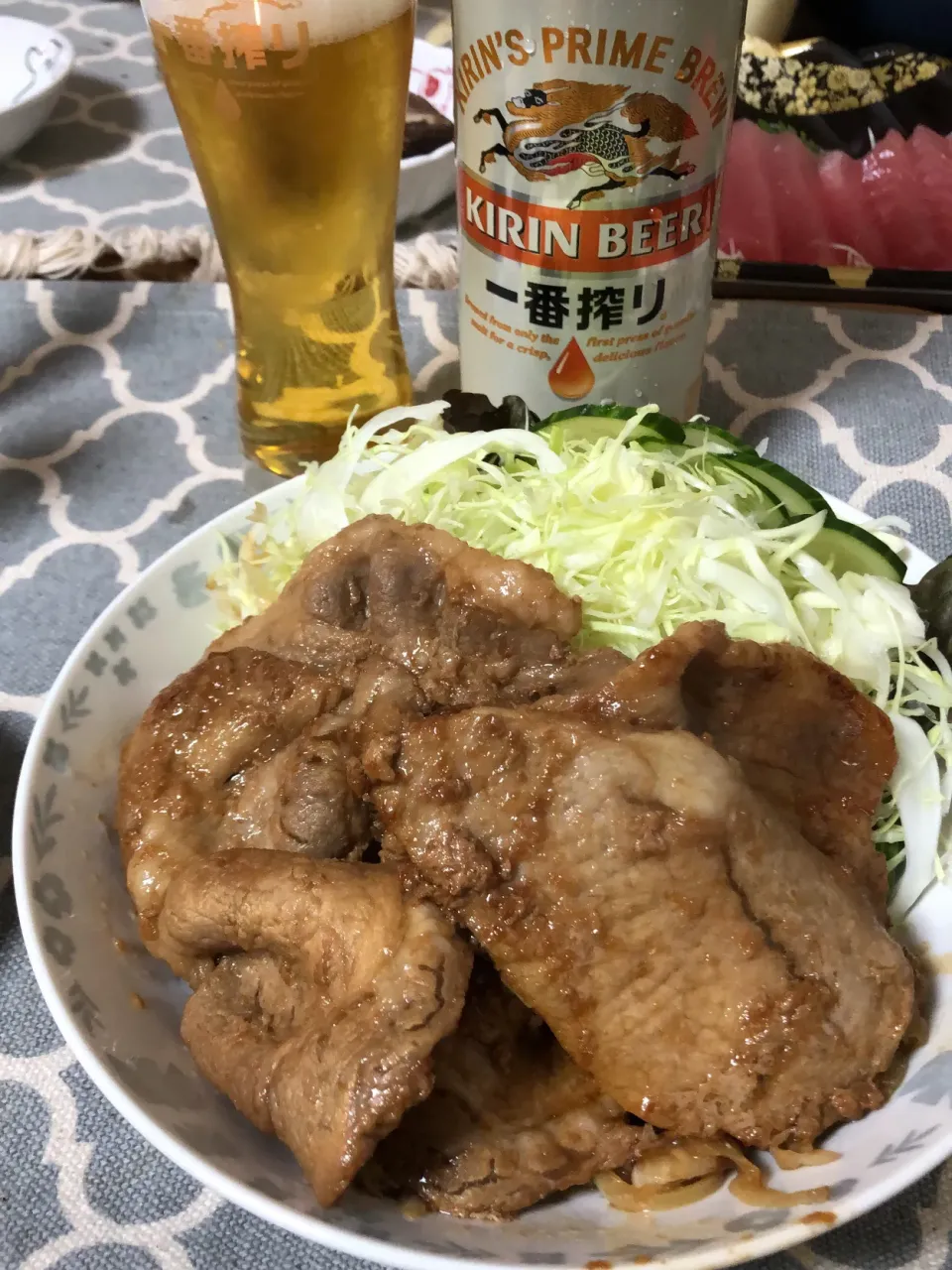 ビッグな生姜焼きにしました。|聡美さん