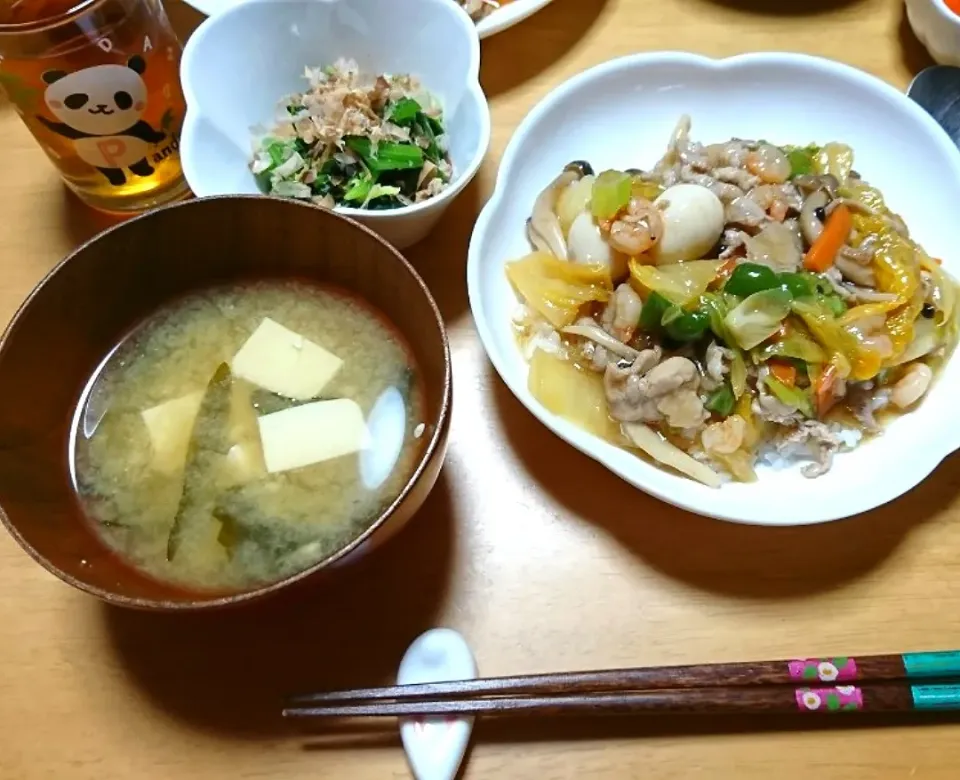 Snapdishの料理写真:晩ごはん🌃|しまだ ちえこさん