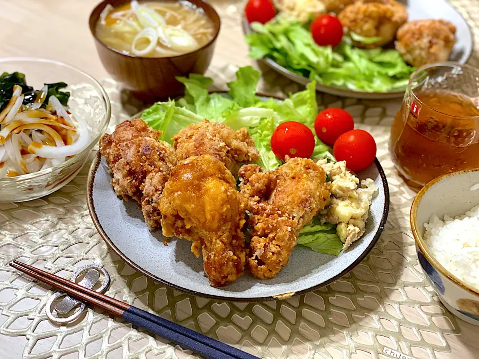 とり手羽元のニンニク醤油唐揚げ|ひろさんとゆりさんさん