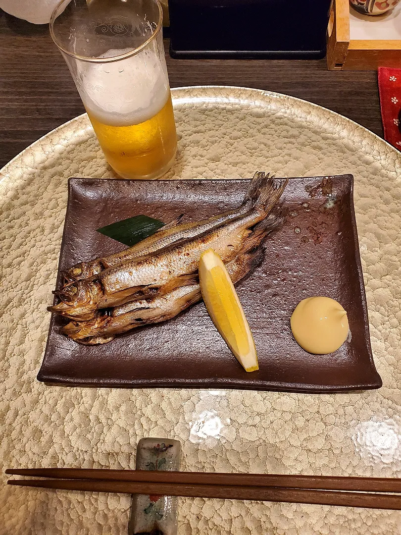 Snapdishの料理写真:本シシャモ焼き|野津政人さん