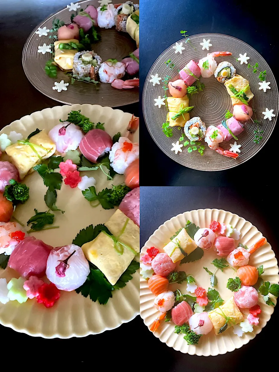 🎄クリスマスの手毬寿司〜いつもの和風と洋風も作ってみました

#手毬寿司#リース寿司|とんちんさん