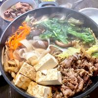 博多和牛のすき焼き❤️
