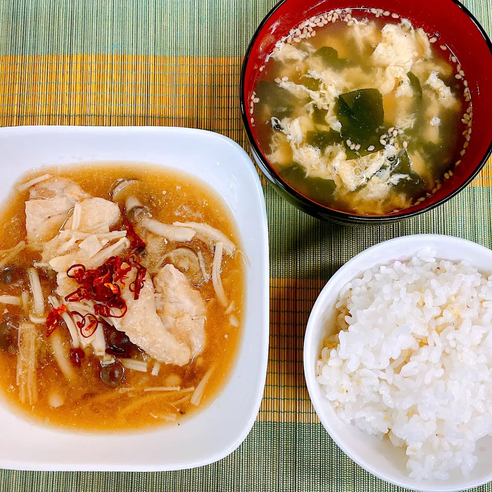 Snapdishの料理写真:鶏肉のおろし煮♡|まゆかさん