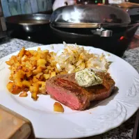 Entrecote with Potatoe Cubes|Claudioさん