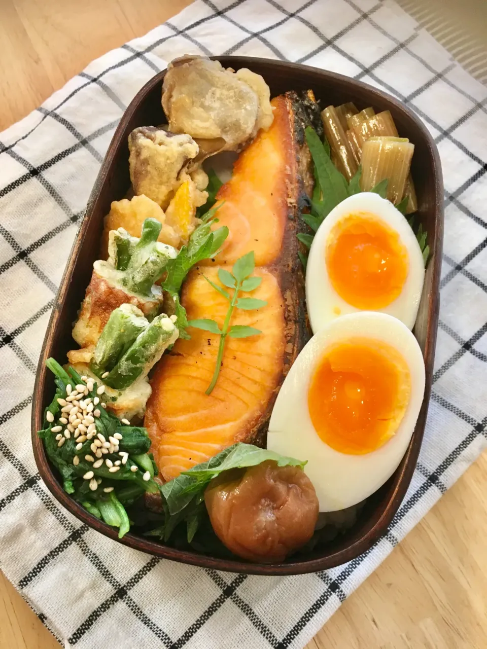 Snapdishの料理写真:今日のパパ弁当は乗っけ盛り♪|key♪さん