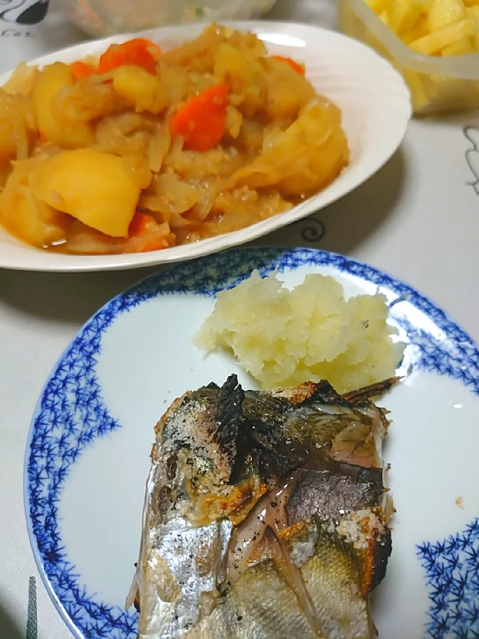 鯖の塩焼きとツナじゃが|オーリーさん