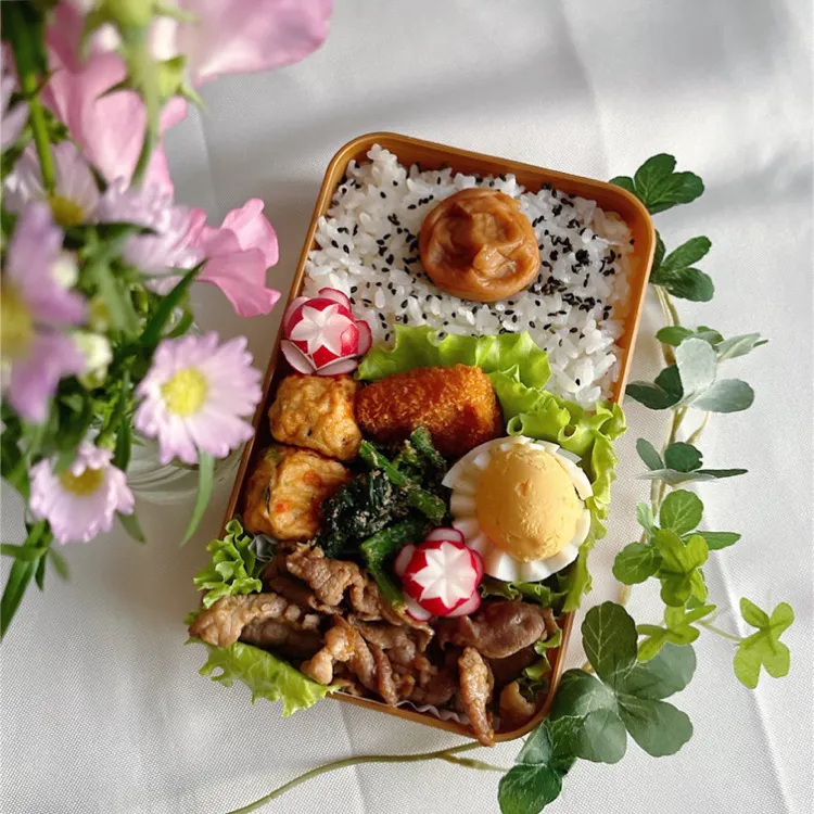 Snapdishの料理写真:12/21❤︎主人のお弁当🌱豚ロース焼肉🐷|Makinsさん