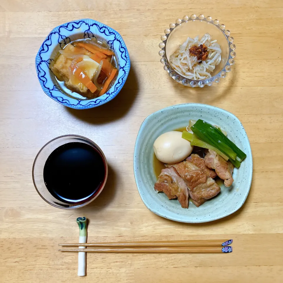 豚の角煮と厚揚げ豆腐のとろみ煮🐖|ちゃみこさん