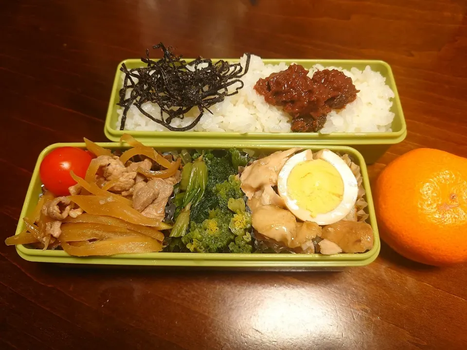 豚青パパイヤ炒め弁当|りょーさん