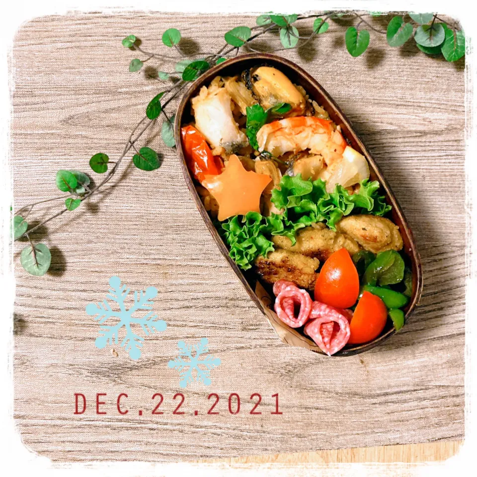 12/22 ☺︎ パエリア弁当✩.*˚|jon2さん