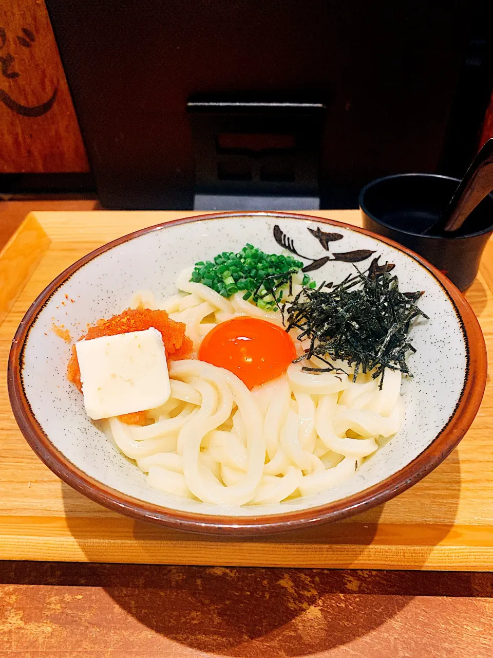 Snapdishの料理写真:東梅田 うどん棒 明太釜バター ¥950 2021.12.22|papicoさん