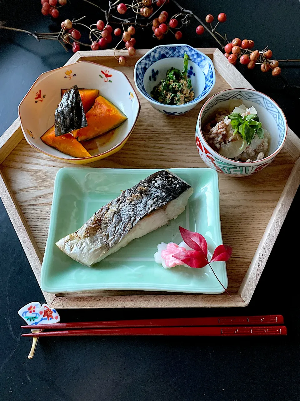 冬至の日の晩ご飯|とんちんさん