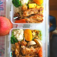 2021年12月23日
二学期最後のお弁当🍱
ありったけのおかずを詰め込んでみました🥦🍙🧆🥢🥟🥚🍗🐙🍝|むさわか☘️さん