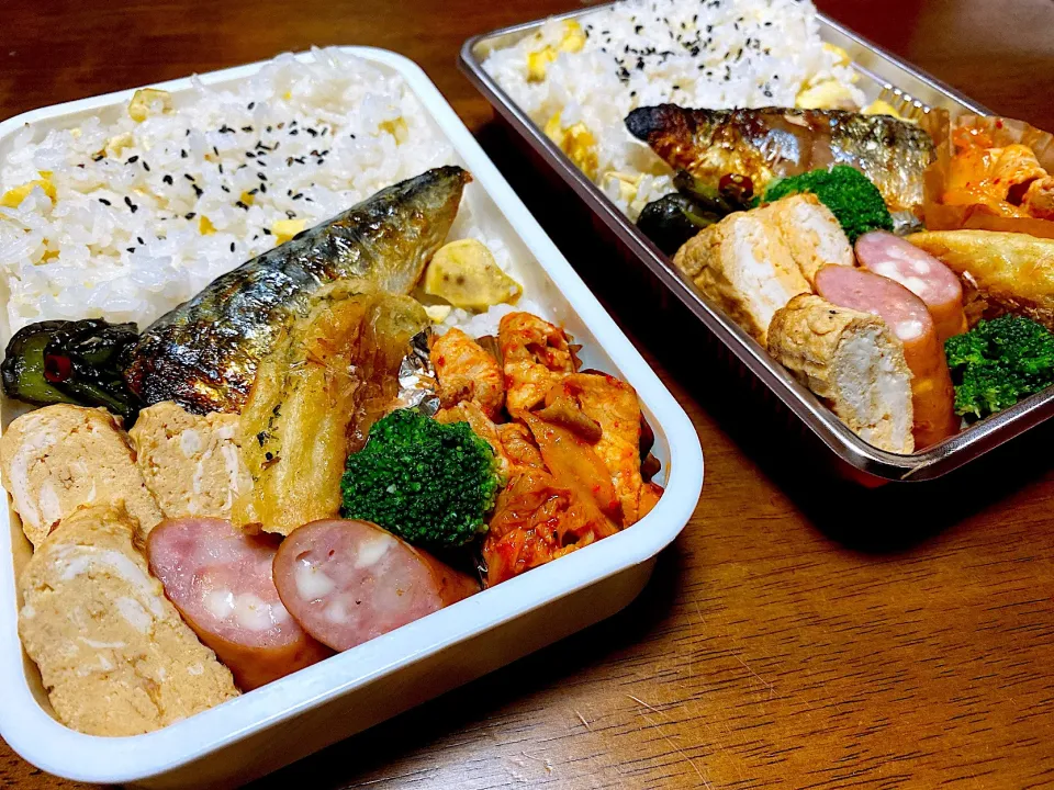 焼き鯖と栗ご飯弁当|t0bit0m0さん