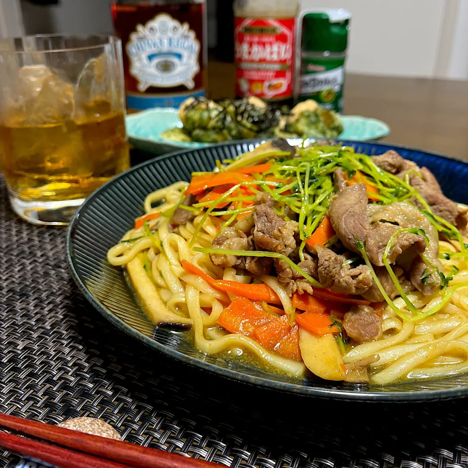 ラム肉のうまかばいカレーうどん|ナガマンさん