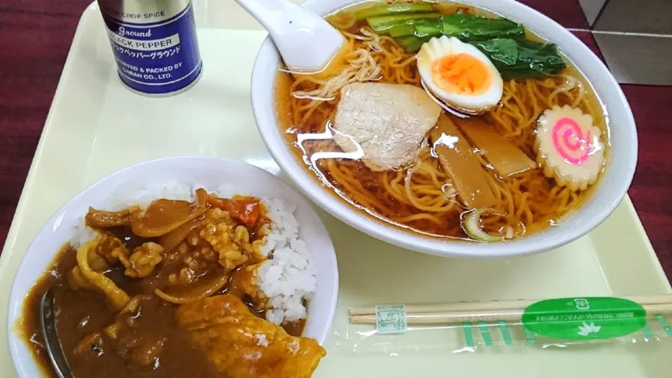 Snapdishの料理写真:【1957年創業】
中華専門 玉屋
仙人ラーメン（単品600円）と
小カレーのセット
@十条7分
（赤羽から徒歩18分）
21281|大脇さん