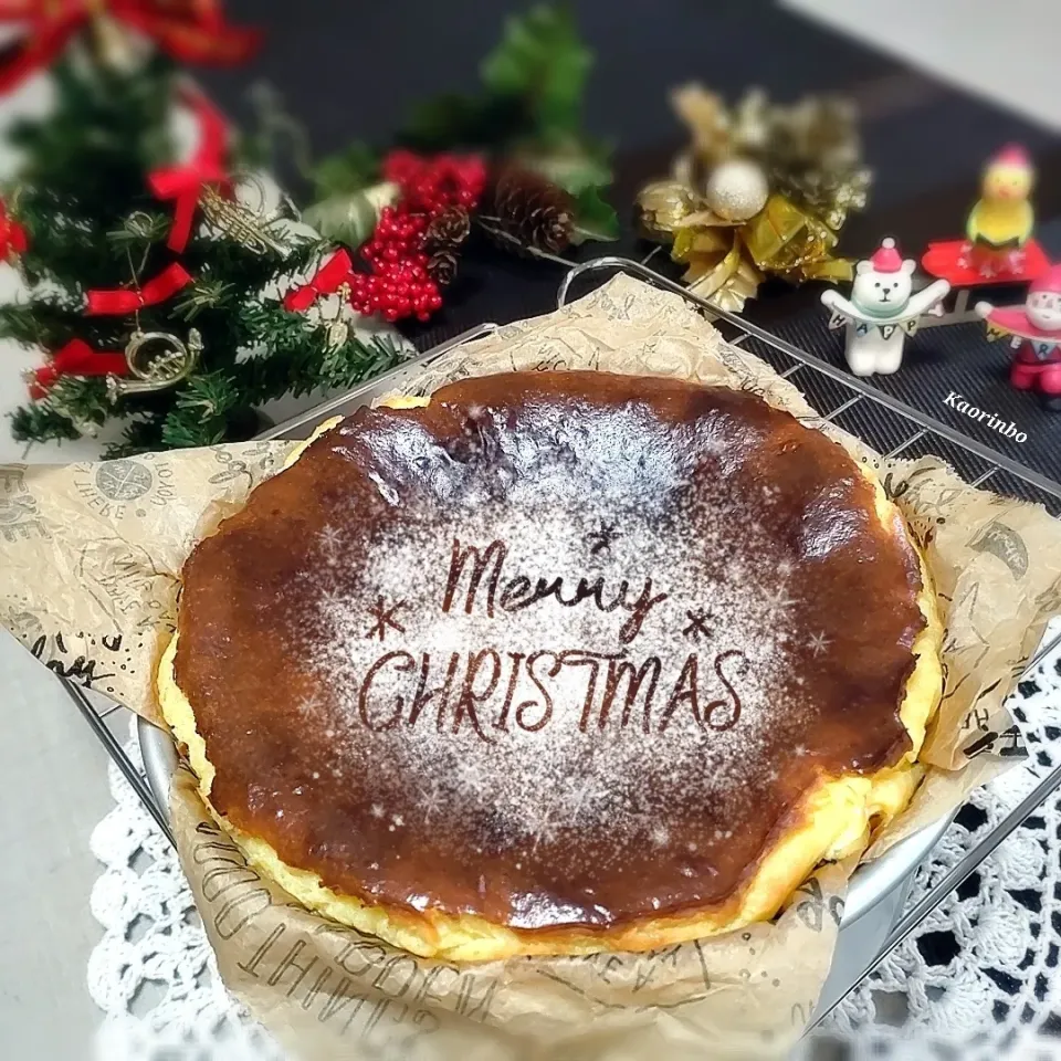 濃厚❣️バスクチーズケーキ🎄 只今 冷まし中|Kaorinboさん