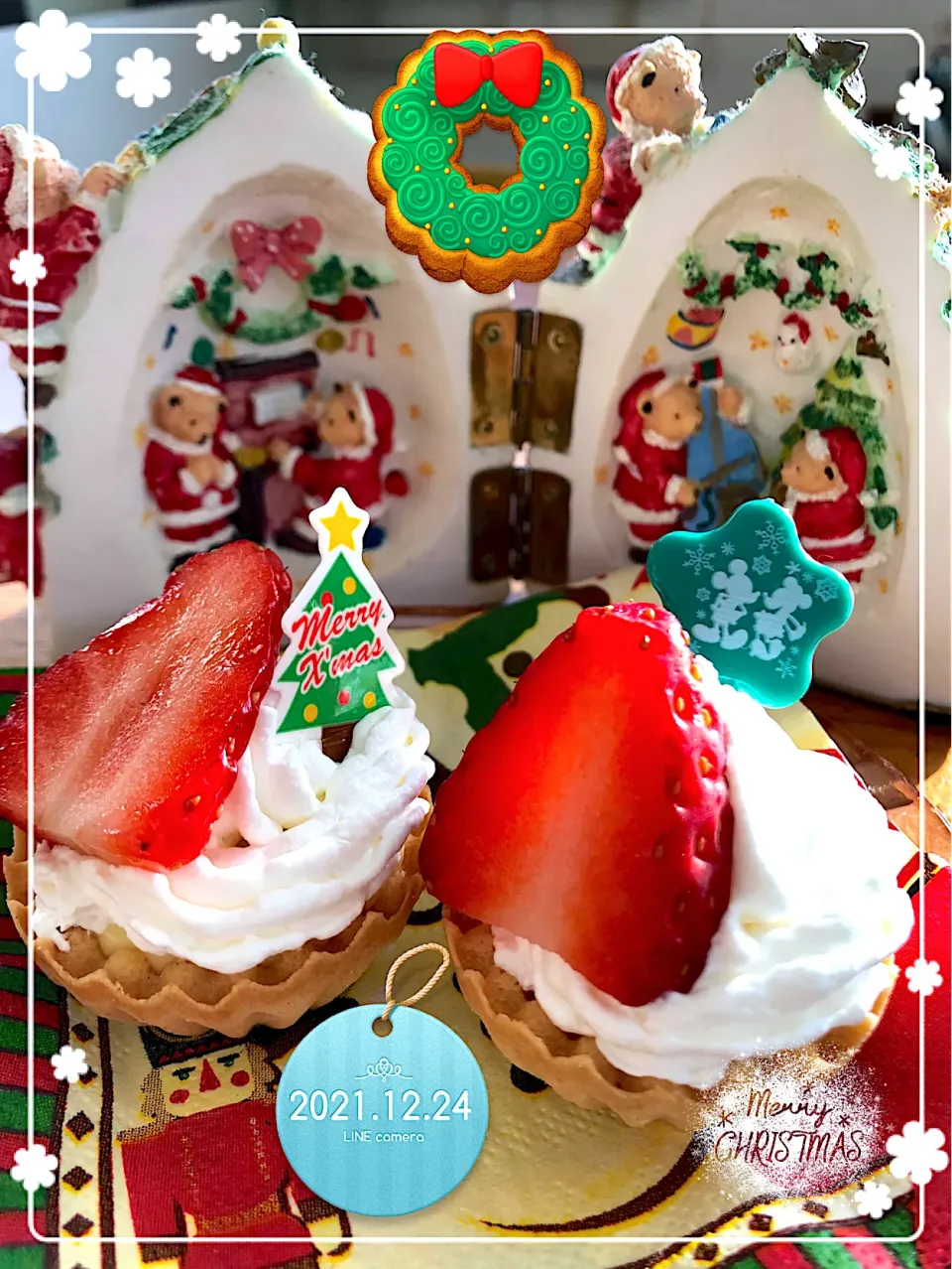 🎄いちごタルト🍓✨🎄|harutomomamaさん