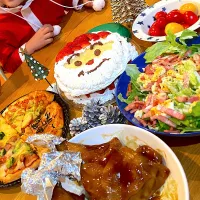 Snapdishの料理写真:クリスマスごはん|ooooorangeさん