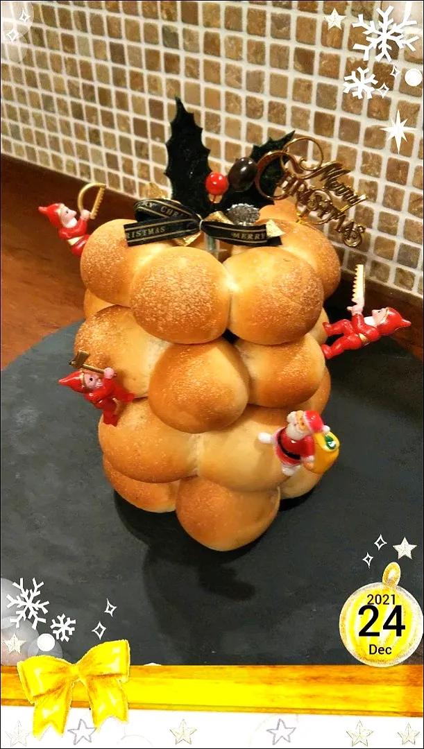 Snapdishの料理写真:🎄ぱんツリー🎄|きみちさん