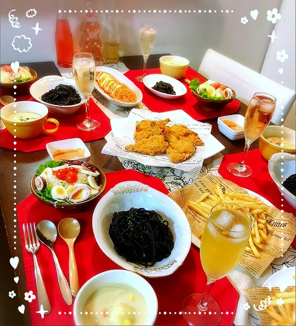 Snapdishの料理写真:⭐Christmas dinner⭐|みほさん