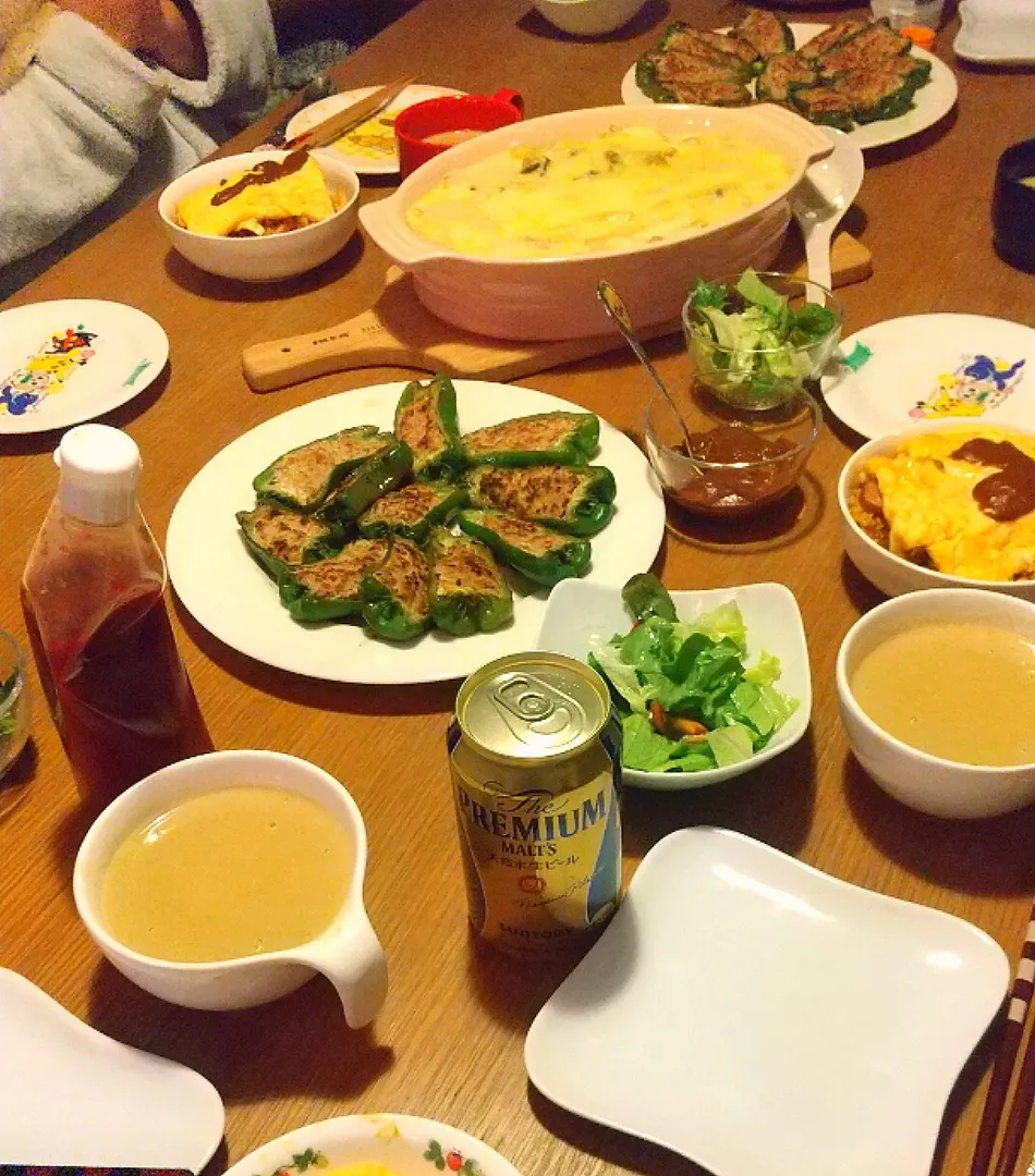 Snapdishの料理写真:クリスマスではなくお誕生日会🎉|まきごろうさん