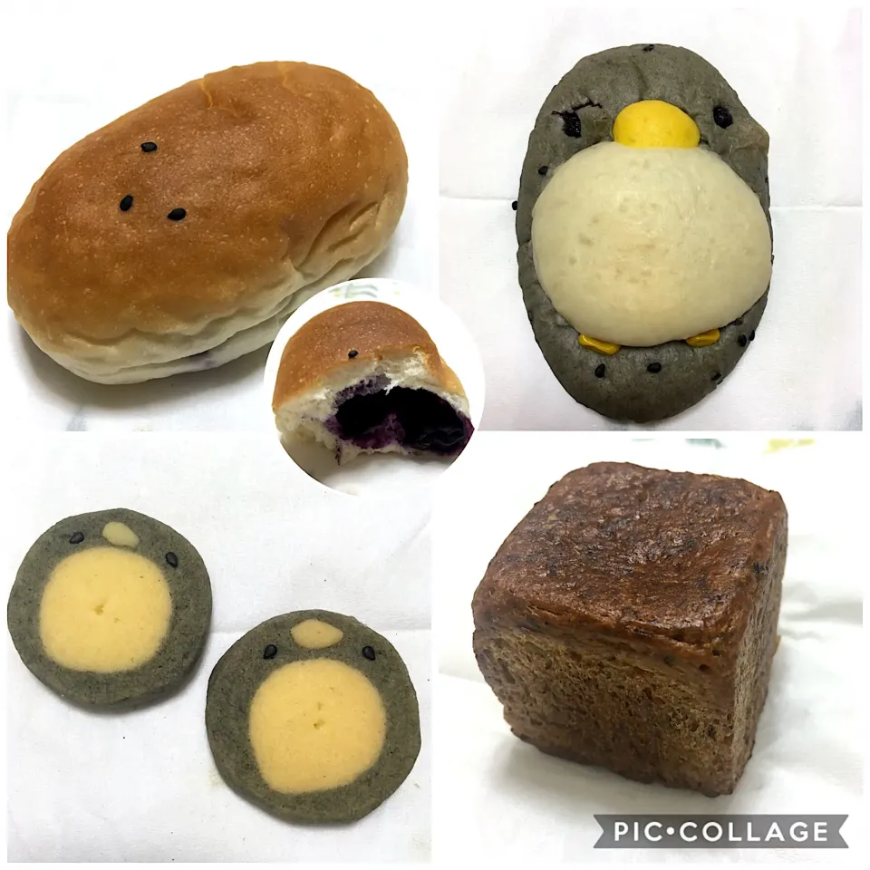 ブルーベリーロール、ごまペン、コロコロン、ごまペンクッキー|こいちさん