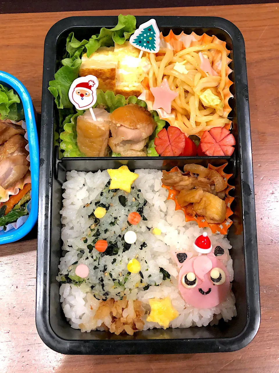 学童保育弁当🍱プリンのクリスマス|あゆぞーさん