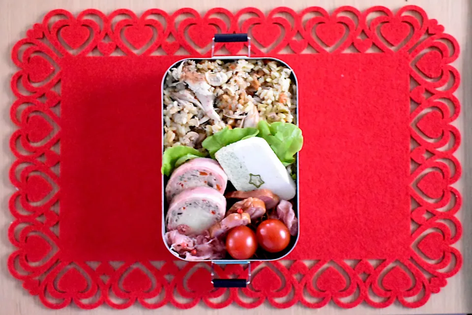 Snapdishの料理写真:息子弁当『クリスマス弁当』|dra-kichiさん