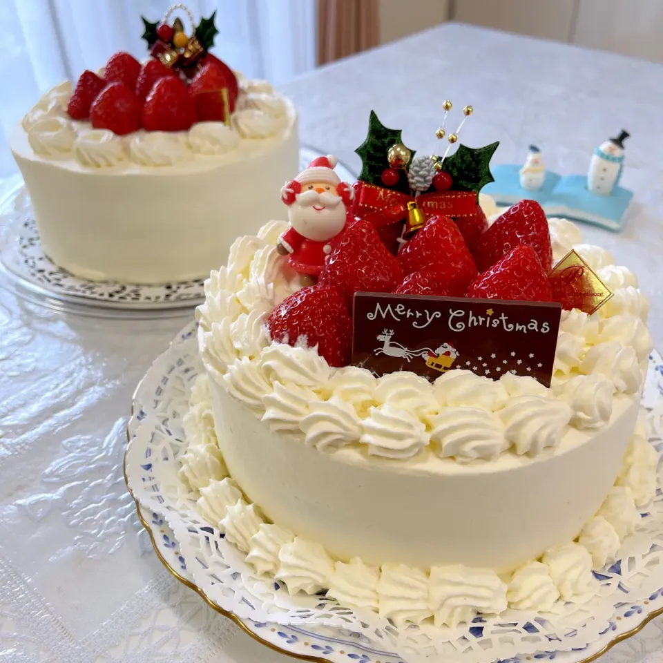 Snapdishの料理写真:クリスマスケーキ🎂|TAYOKOさん