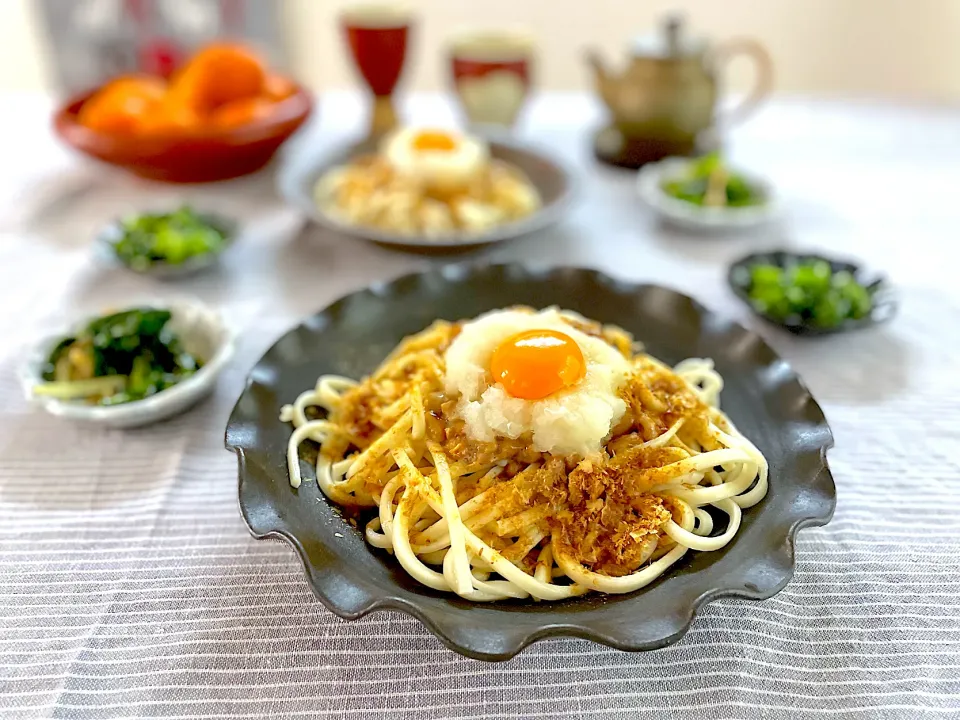 納豆おろしうどん|ゆかりさん