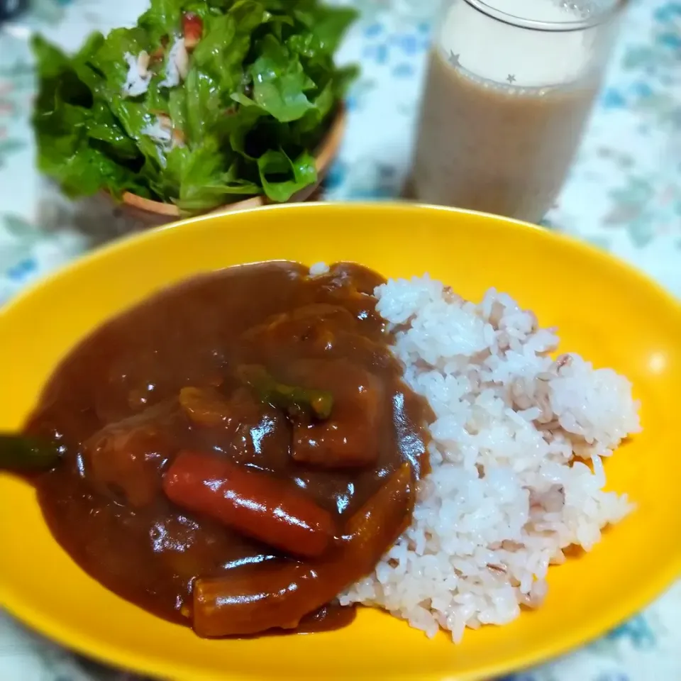 Snapdishの料理写真:オーベルジーヌの野菜カレー甘口|うたかた。さん