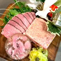 Snapdishの料理写真:炭火ハーブパストラミとテリーヌ|Kiyomiさん