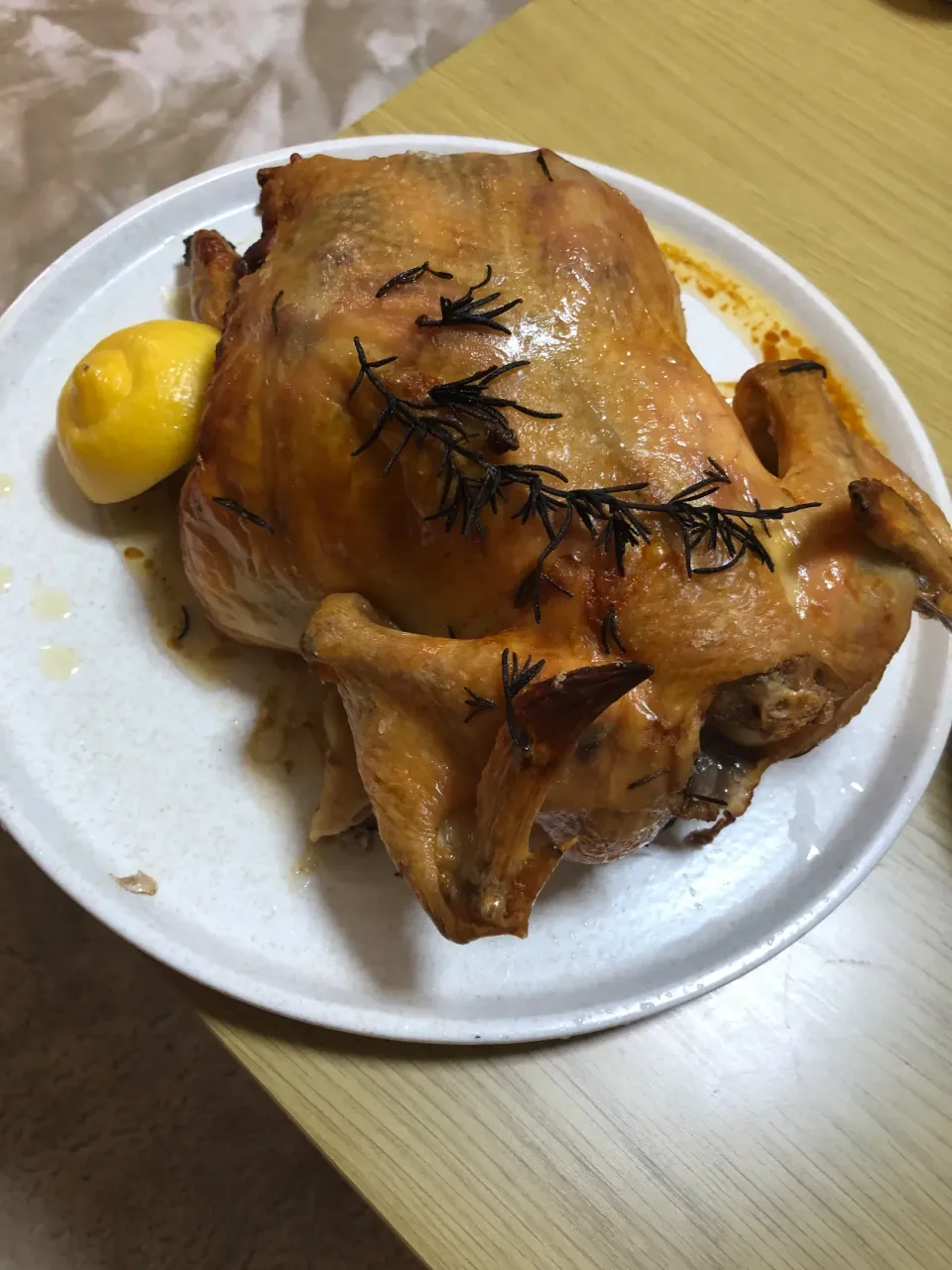 Snapdishの料理写真:鳥の丸焼き|rtkさん