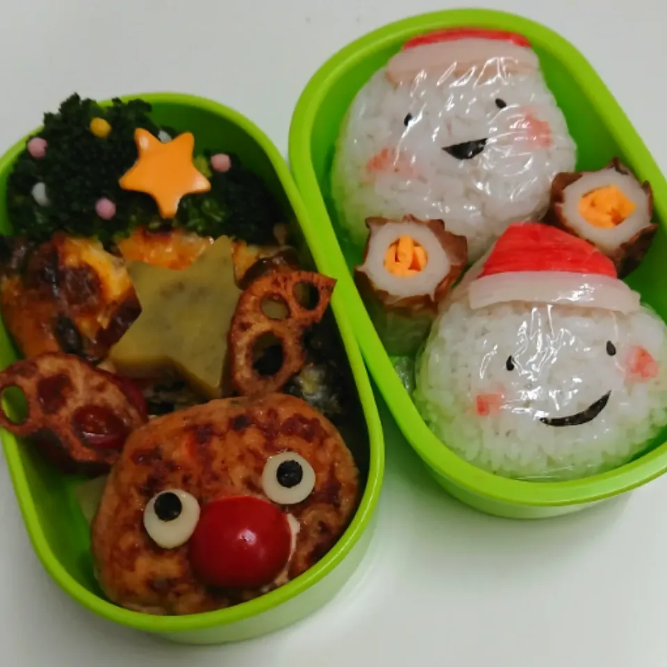 Snapdishの料理写真:クリスマス★お弁当|ゆりちさん