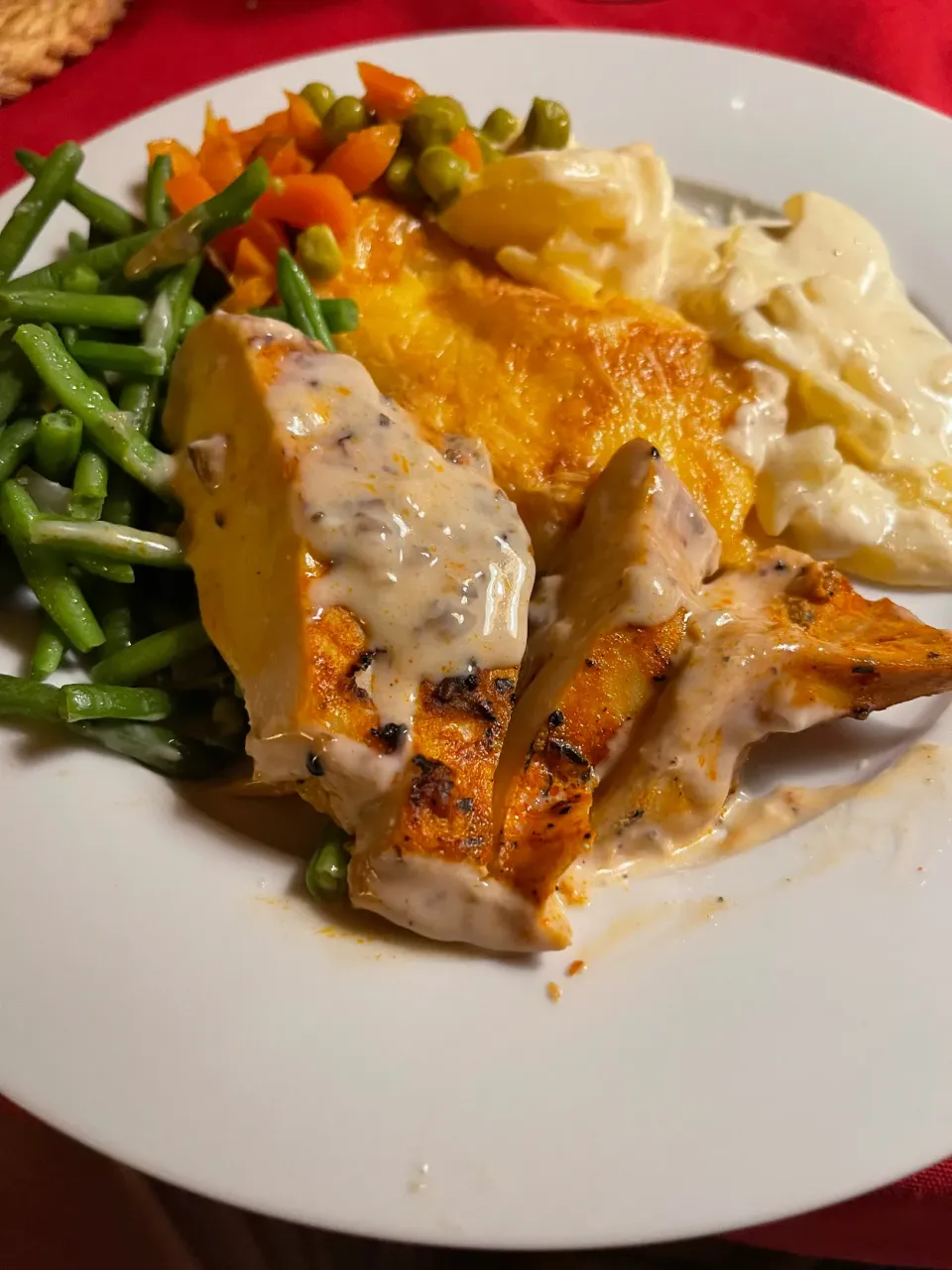 Chicken, gratin, veg|Generaalさん