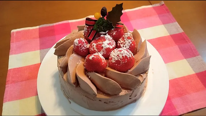 トースターで焼く 手作りクリスマスケーキ「シャンティショコラ」|koheiさん