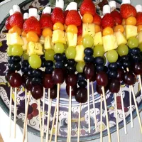 Christmas fruit skewers 🎄 🍡|Charlene Kaluwaさん