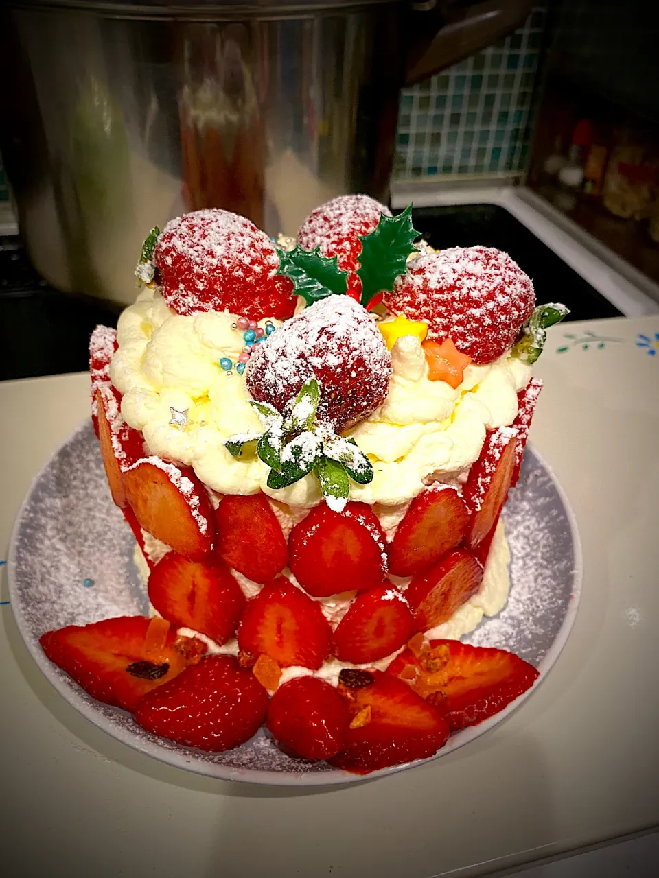 Snapdishの料理写真:🎅あまおう苺のケーキ🎂🍓🧑‍🎄|ch＊K*∀o(^^*)♪さん